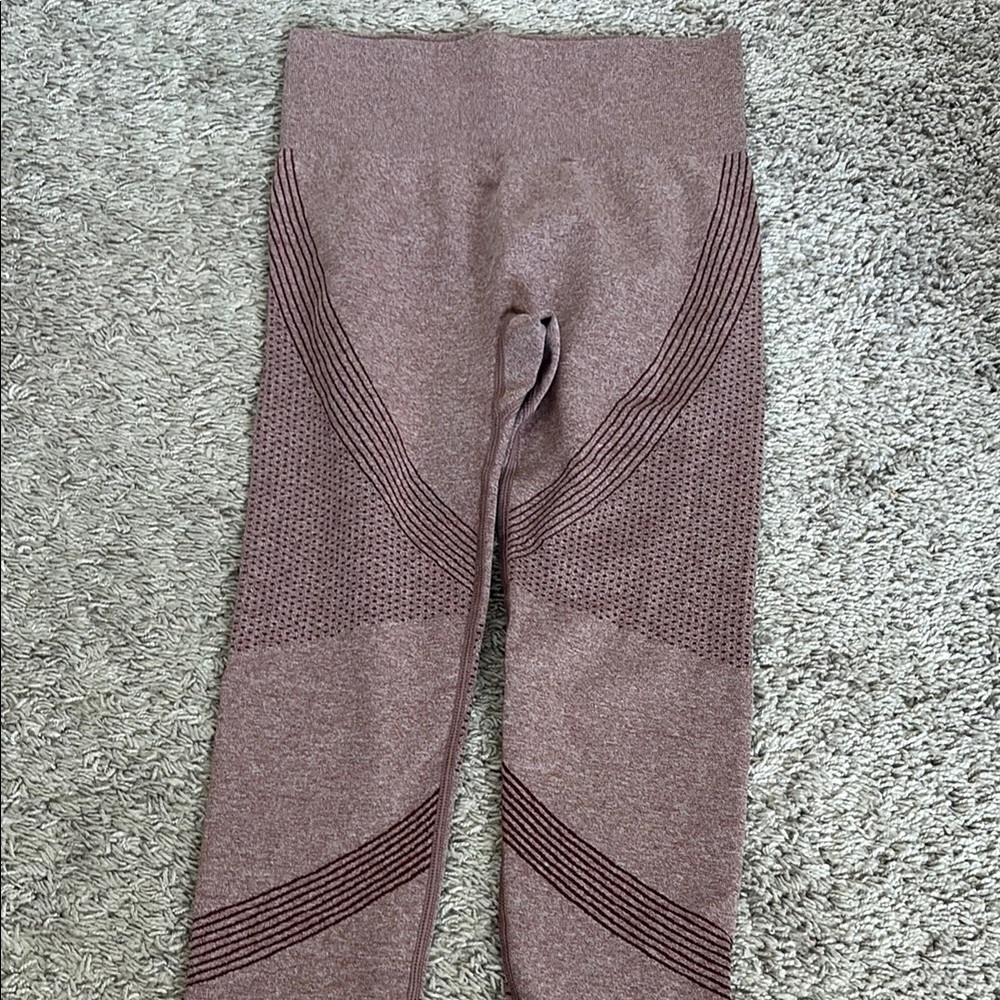 Brown Seamless Leggings
